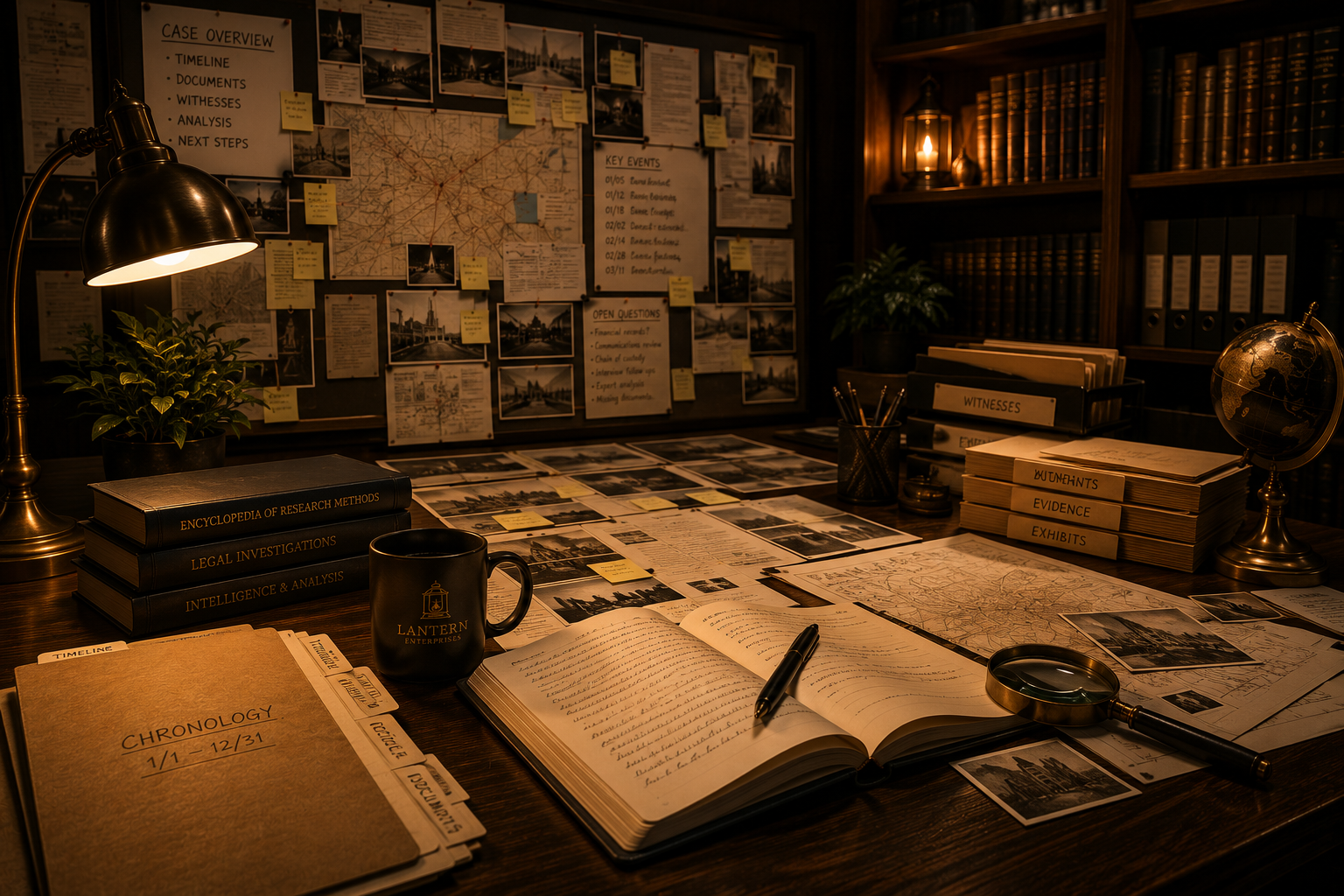 Research and analysis desk